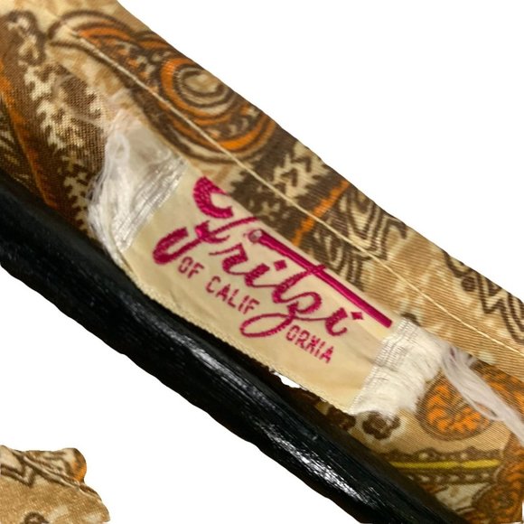 Vintage 60s Fritzi of California Flora Print Short Sleeve Cropped Top Medium - Picture 3 of 6